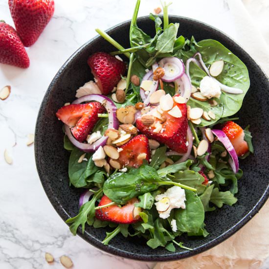 Strawberry Spinach Salad