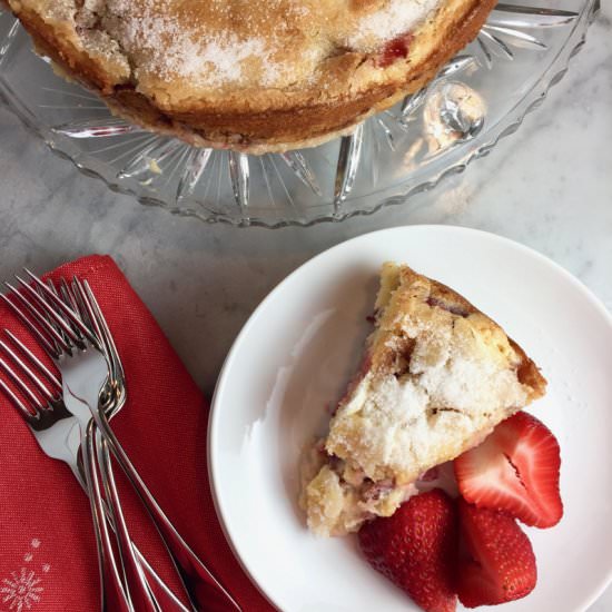 French Strawberry Cake