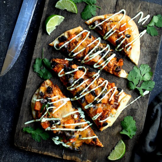 Chipotle Chicken Flatbread Pizza
