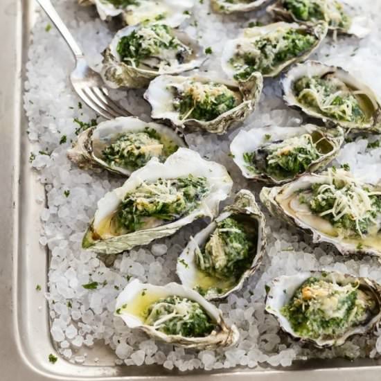 Oysters Rockefeller