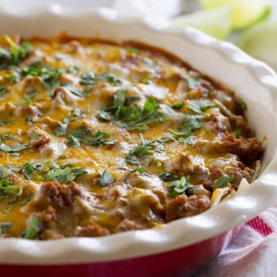 Beef Enchilada Casserole