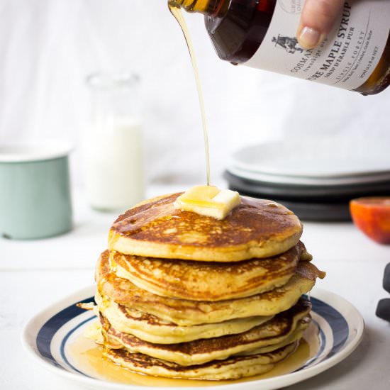 Masa harina pancakes