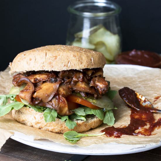 Vegan Pulled “Pork” Sandwich