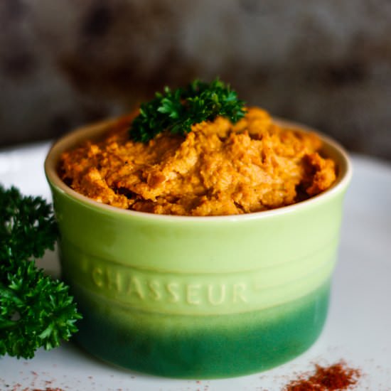 Roasted Pumpkin & Capsicum Hummus