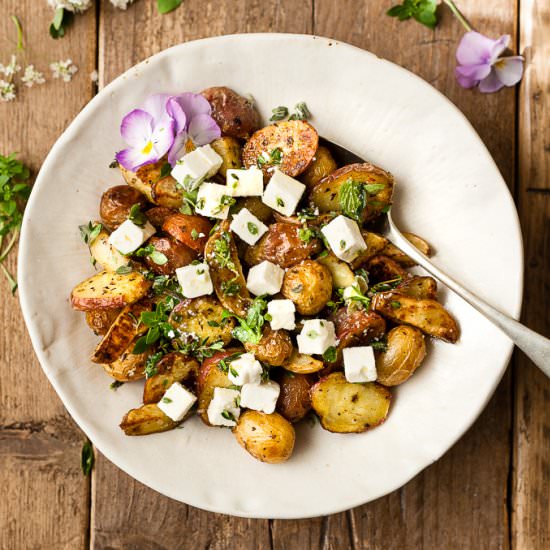 Greek Roast Potatoes With Lemon