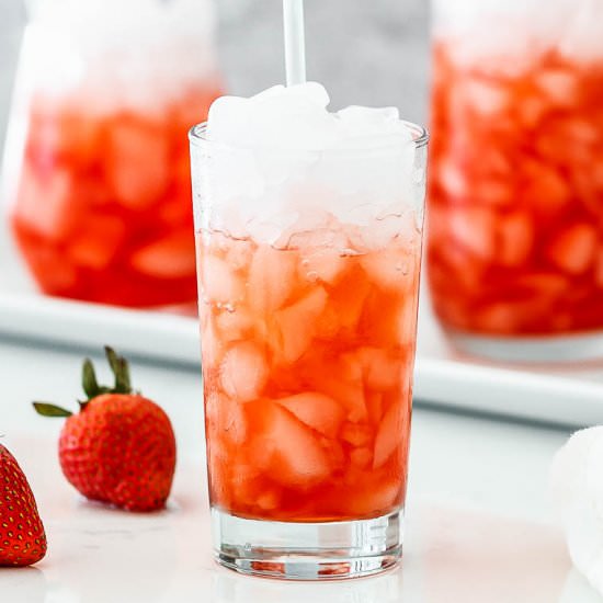 Strawberry-Lime Tom Collins
