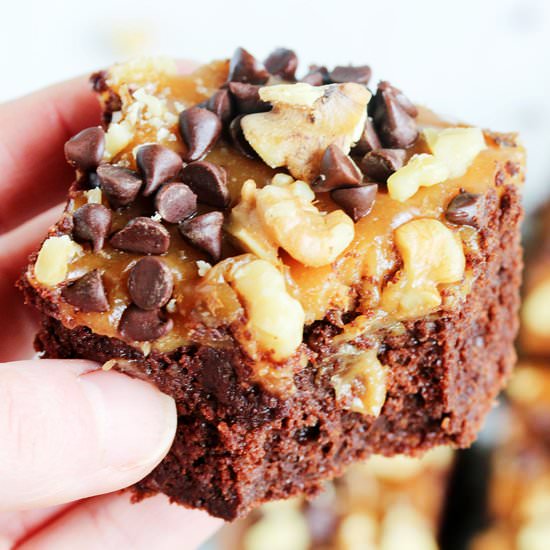 Healthy Turtle Brownies