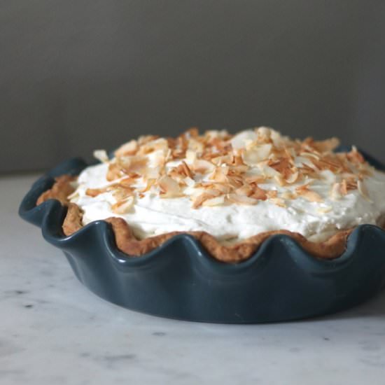 Coconut Pie + Macadamia Caramel
