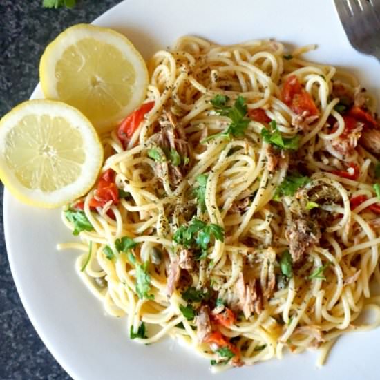Quick Tuna Spaghetti