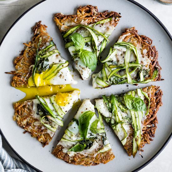 Hash Brown Breakfast Pizza