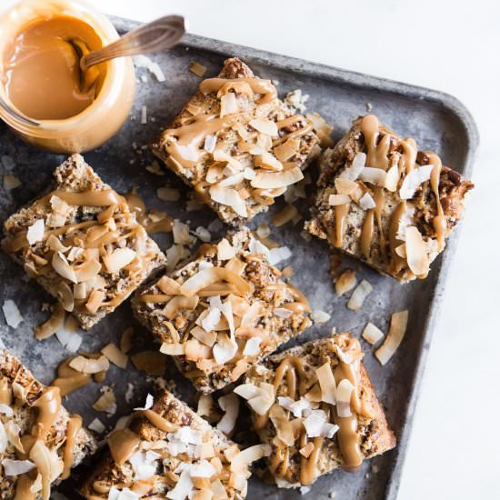 Coconut Caramel Pecan Bars
