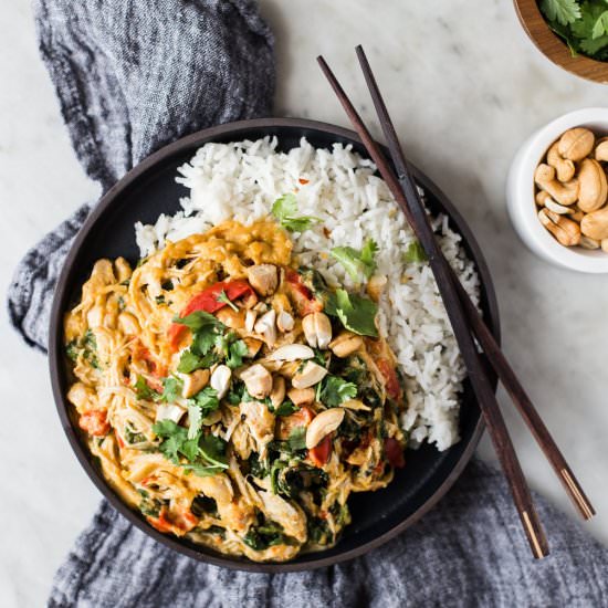 Slow Cooker Chicken Pumpkin Curry