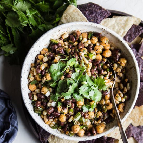 Sweet and Smoky Bean and Corn Dip