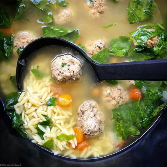 Slow Cooker Italian Wedding Soup