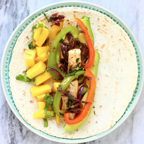 Vegan Tofu Fajitas