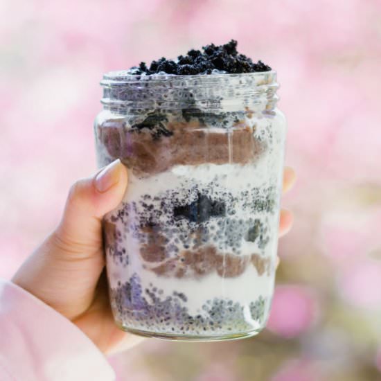 Adzuki Bean Coconut Chia Pudding