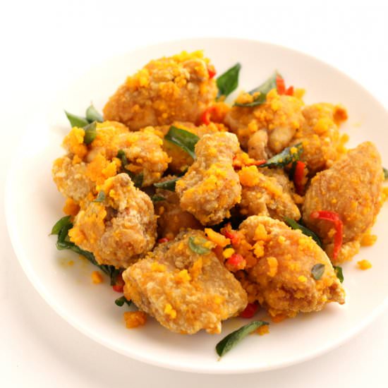 Salted Egg Yolk Chicken