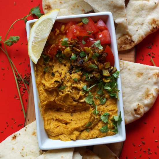 Indian-Inspired Hummus