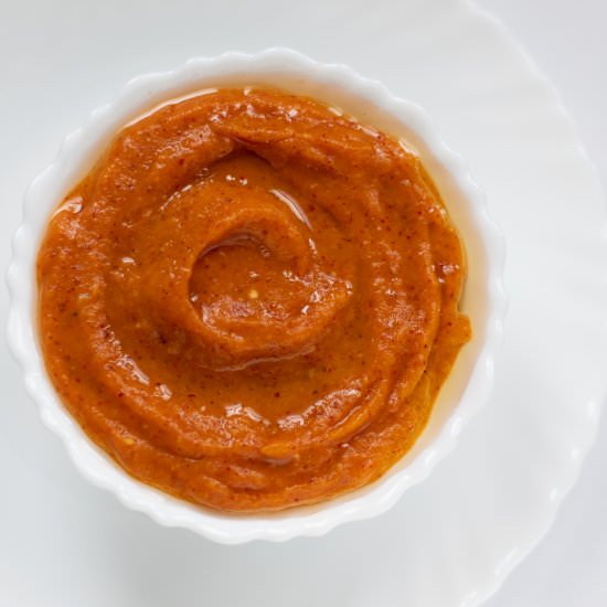 Raw mango spicy chutney