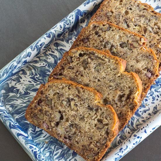 Low Fat Reduced Sugar Banana Bread
