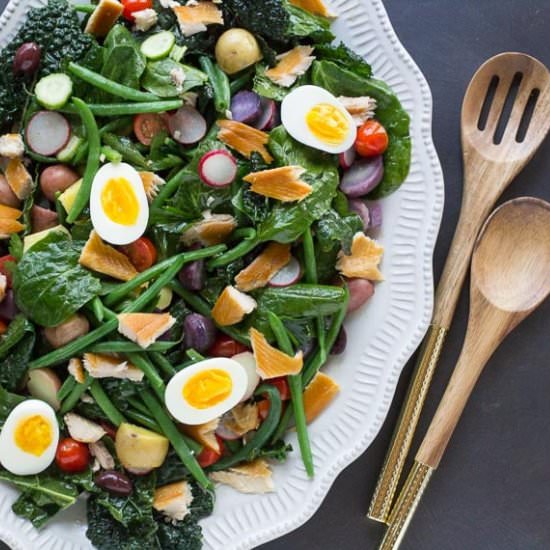 Smoked Trout Nicoise Salad