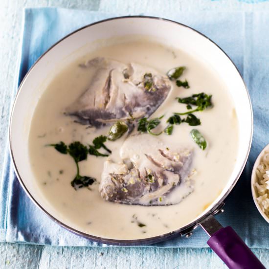 Poached fish Donna Hay style