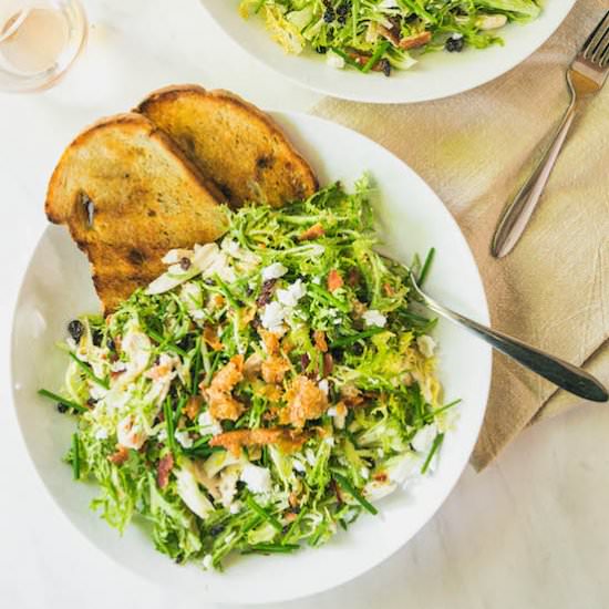 Warm Chicken and Frisée Salad