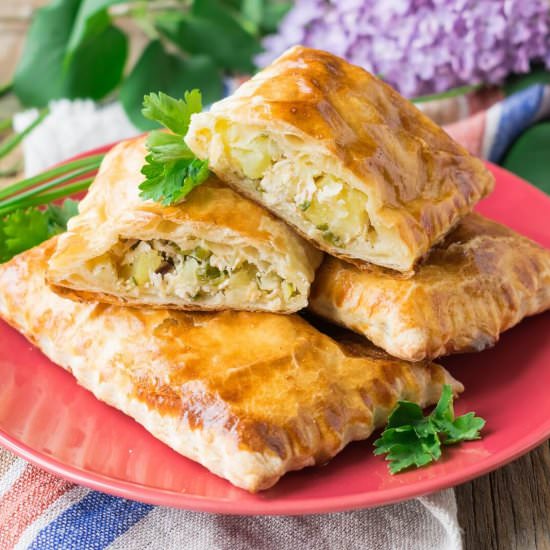 Chicken and Potato Turnovers
