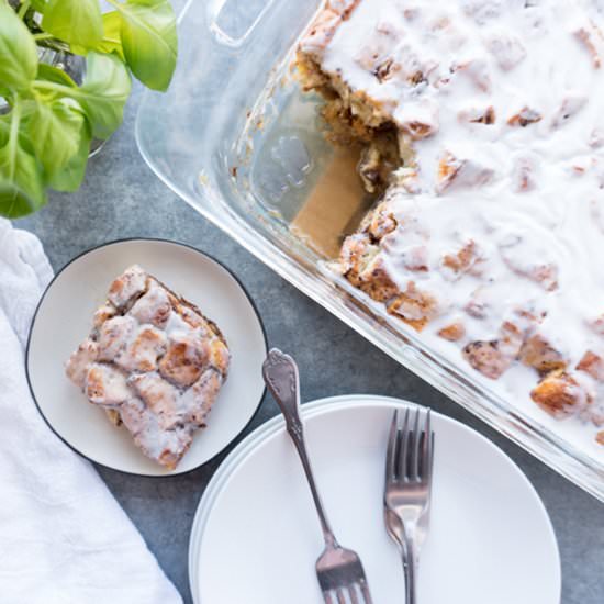 CINNAMON ROLL FRENCH TOAST