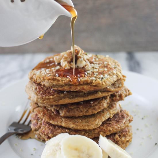 Pumpkin protein pancakes