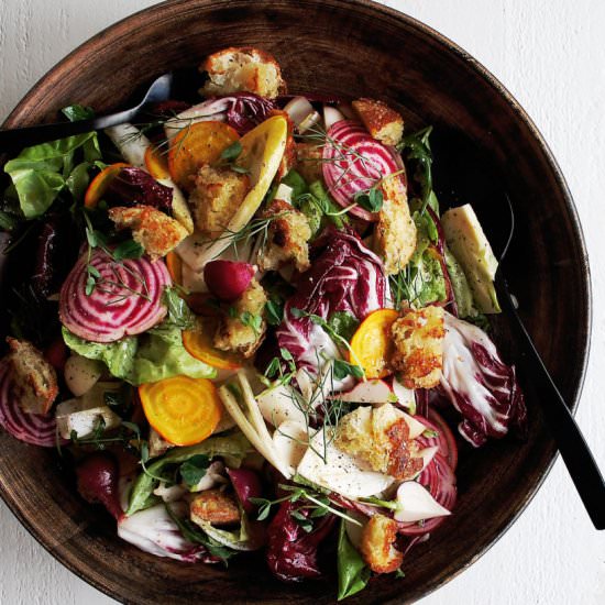 Rustic Salad & Sherry Vinaigrette
