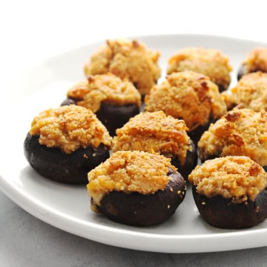 Pimento Cheese Stuffed Mushrooms