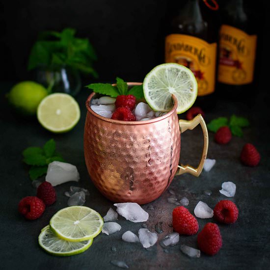 Raspberry Moscow Mule