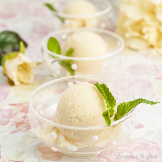 Ginger Pear Sorbet