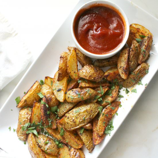 Smoky Potato Wedges
