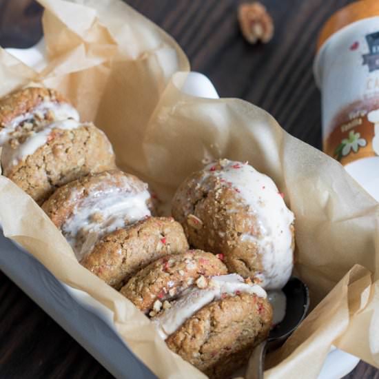 Oatmeal Ice Cream Sandwiches