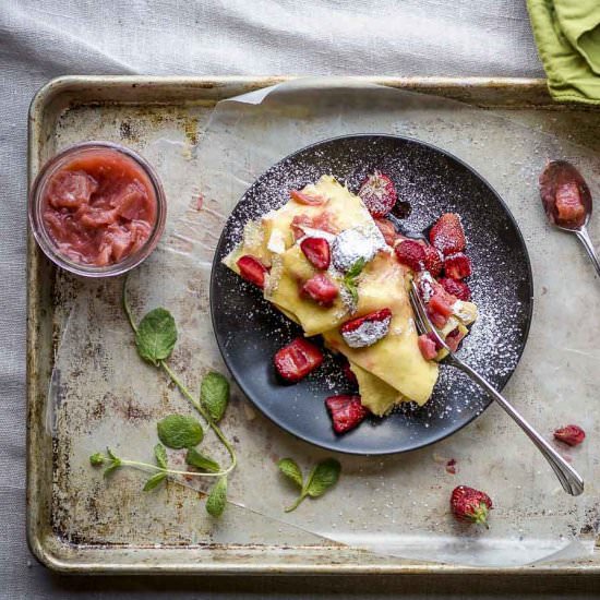 Sheet Pan Swedish Pancakes