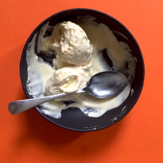 Tahini Honey Ice Cream