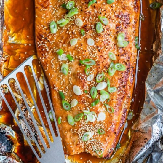 Asian Salmon in Foil