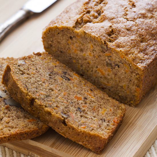 Spelt Flour Carrot Cake