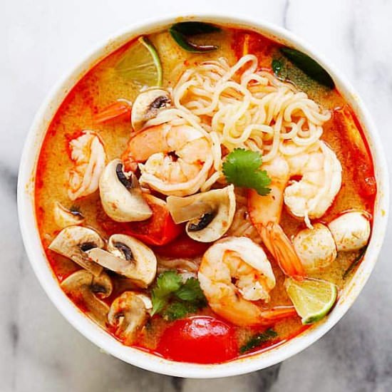 Thai Shrimp Noodle Soup