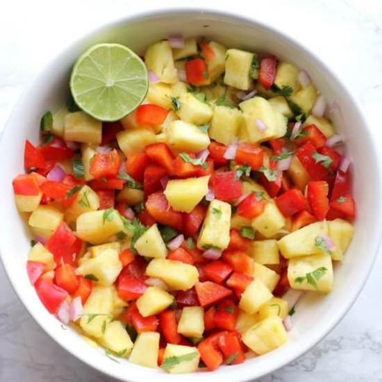 Easy Pineapple Salsa