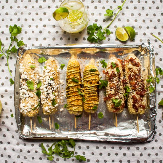 Mexican Street Corn Three Ways