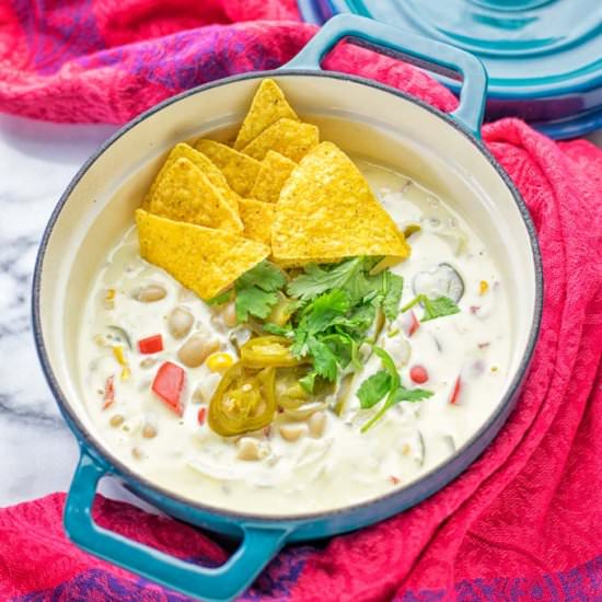 White Chili Taco Soup