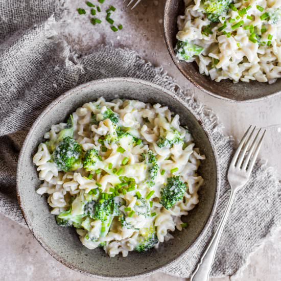 Creamy Broccoli Vegan Pasta
