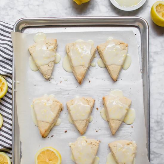 Gluten-Free Vegan Lemon Scones