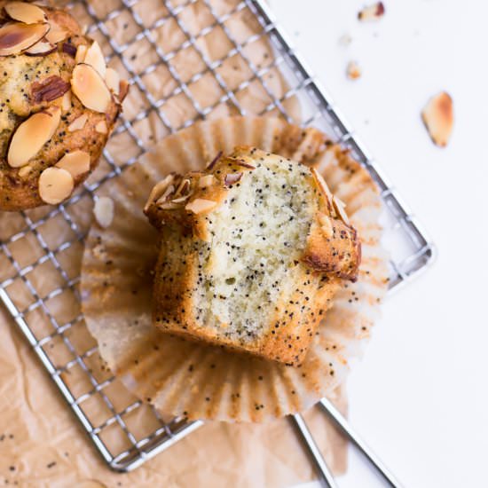 Almond Poppy Seed Muffins