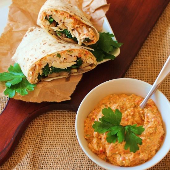 Roasted Garlic Greek Htipiti Dip