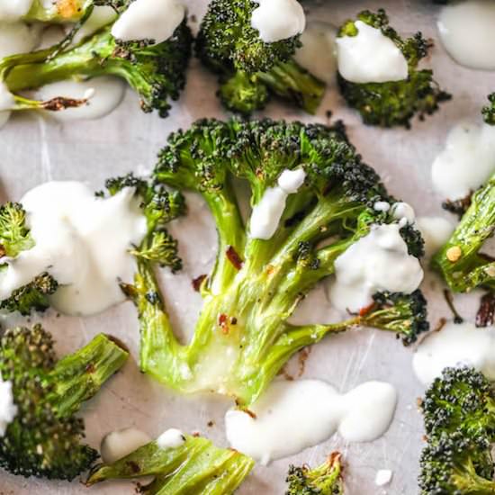 Spicy Roasted Broccoli
