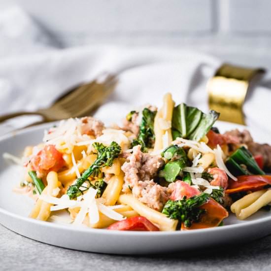 Sausage and Broccolini Pasta